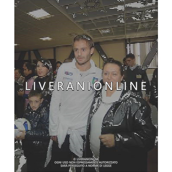 Raduno Nazionale Italiana Coppito (AQ) - 12.11.2009 La Nazionale mangia nella mensa della Caserma della Guardia di Finanza di Coppito Nella Foto:GILARDINO /Ph.Vitez-Ag. Aldo Liverani