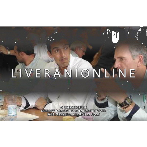 Raduno Nazionale Italiana Coppito (AQ) - 12.11.2009 La Nazionale mangia nella mensa della Caserma della Guardia di Finanza di Coppito Nella Foto:BUFFON-BORDON /Ph.Vitez-Ag. Aldo Liverani