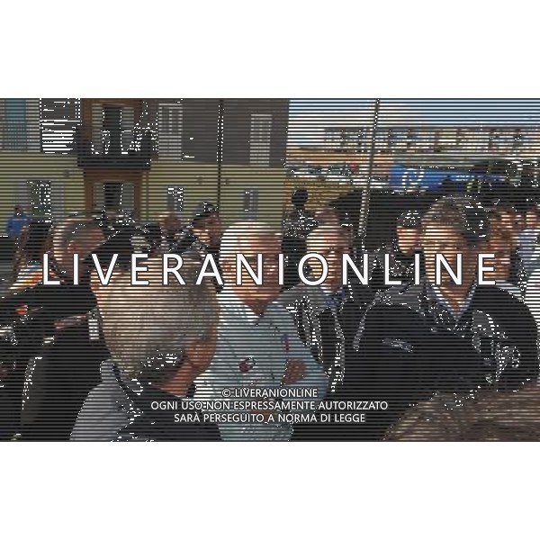 Raduno Nazionale Italiana L\'Aquila (AQ) - 12.11.2009 La Nazionale in visita alle nuove case dell\'Aquila Nella Foto:LIPPI /Ph.Massimiliano Vitez/Ag. Aldo Liverani