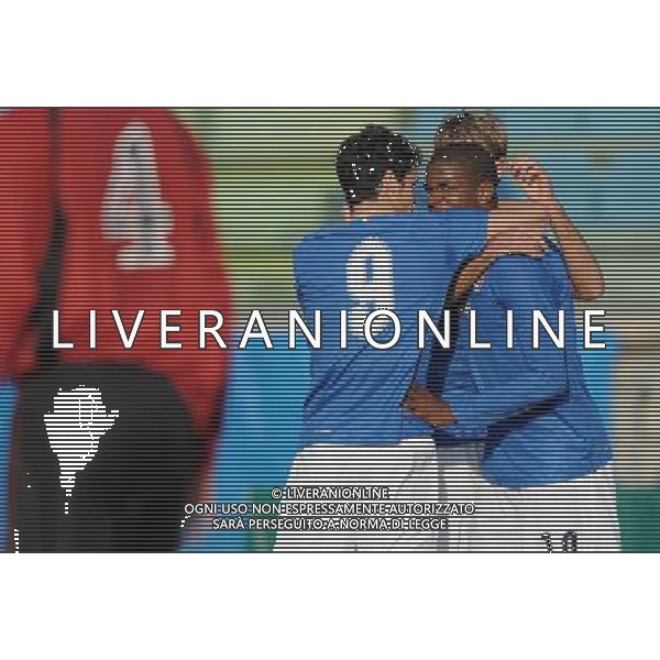 Qualificazioni ai Campionati Europei Under 19 Gruppo 1 Serravalle (Rep. di San Marino) - 13.11.2009 Italia-Albania Nella Foto:DUMITRU CARDOSO ESULTA /Ph.Vitez-Ag. Aldo Liverani