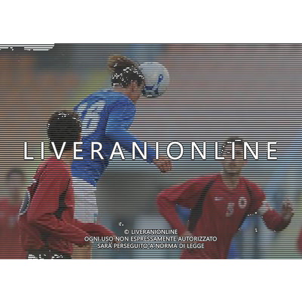 Qualificazioni ai Campionati Europei Under 19 Gruppo 1 Serravalle (Rep. di San Marino) - 13.11.2009 Italia-Albania Nella Foto:ZIGONI GOL /Ph.Vitez-Ag. Aldo Liverani