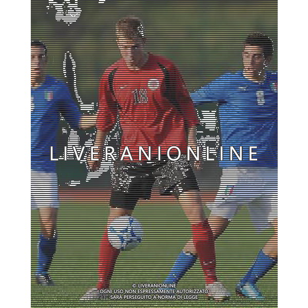 Qualificazioni ai Campionati Europei Under 19 Gruppo 1 Serravalle (Rep. di San Marino) - 13.11.2009 Italia-Albania Nella Foto:BALA BEKIM /Ph.Vitez-Ag. Aldo Liverani