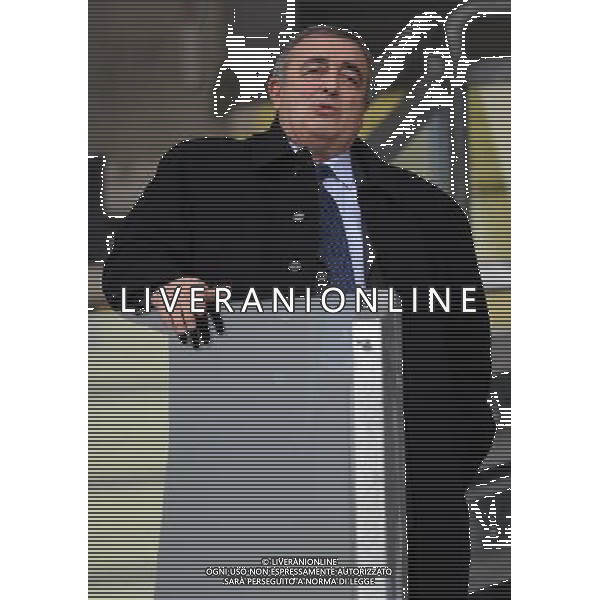 Qualificazioni ai Campionati Europei Under 19 Gruppo 1 Serravalle (Rep. di San Marino) - 13.11.2009 Italia-Albania Nella Foto:CRESCENTINI GIORGIO-PRESIDENTE FEDERAZIONE SAMMARINESE GIOCO CALCIO /Ph.Vitez-Ag. Aldo Liverani