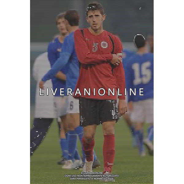 Qualificazioni ai Campionati Europei Under 19 Gruppo 1 Serravalle (Rep. di San Marino) - 13.11.2009 Italia-Albania Nella Foto:HOXHA RUSTEM /Ph.Vitez-Ag. Aldo Liverani