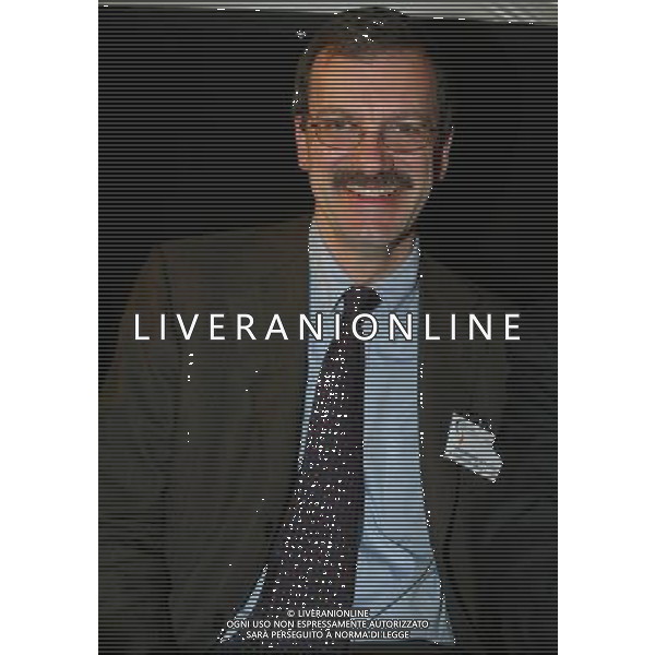 MILANO 3/11/2003 HOTEL PRINCIPE DI SAVOIA P.ZZA DELLA REPUBBLICA SECONDA EDIZIONE DEL SUMMIT INTERNAZIONALE DELLA COMUNICAZIONE NELLA FOTO MASSIMO GAGGI VICE DIRETTORE DEL CORRIERE DELLA SERA* FOTO ROMARIO/AG ALDO LIVERANI
