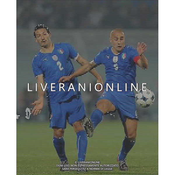 Amichevole Pescara - 14.11.2009 Italia-Olanda Nella Foto:CANNAVARO-ZAMBROTTA /Ph.Vitez-Ag. Aldo Liverani