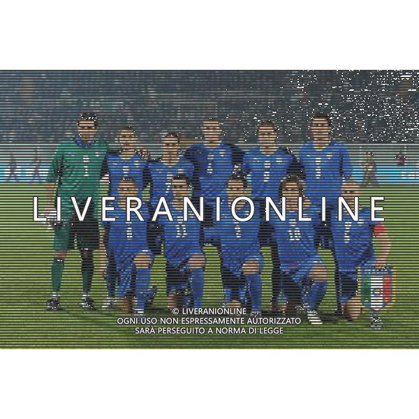 Amichevole Pescara - 14.11.2009 Italia-Olanda Nella Foto:FORMAZIONE ITALIA /Ph.Vitez-Ag. Aldo Liverani