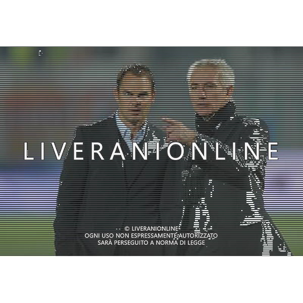 Amichevole Pescara - 14.11.2009 Italia-Olanda Nella Foto:VAN MARWIJK BERT-DE BOER FRANK /Ph.Vitez-Ag. Aldo Liverani