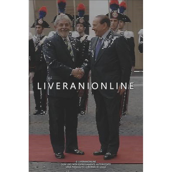 ROMA, 16 NOVEMBRE 2009 INCONTRO A PALAZZO CHIGI I. LULA E SILVIO BERLUSCONI NELLA FOTO: IGNACIO LULA DA SILVA - SILVIO BERLUSCONI © AG. ALDO LIVERANI SAS