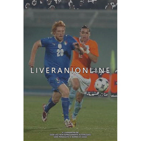 PESCARA 14/11/2009 CALCIO AMICHEVOLE ITALIA OLANDA CALCIO NELLA FOTO DAVIDE BIONDINI PH AG ALDO LIVERANI SAS