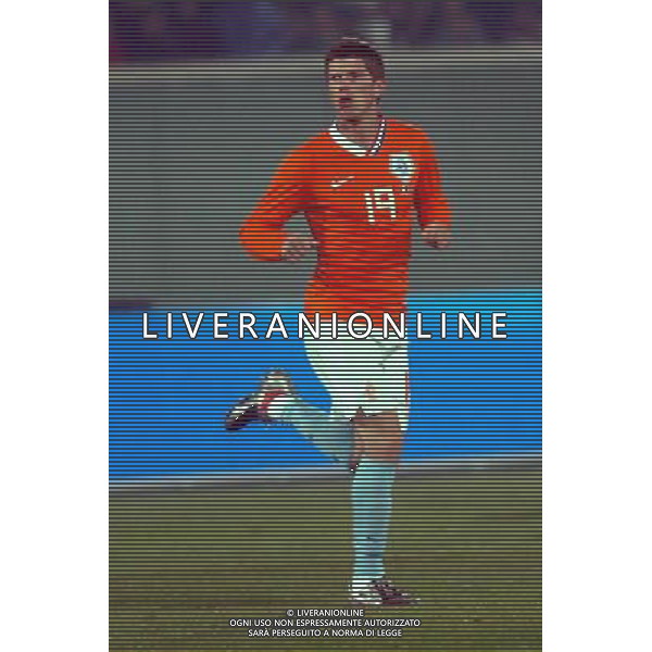 PESCARA 14/11/2009 CALCIO AMICHEVOLE ITALIA OLANDA CALCIO NELLA FOTO Klaas-Jan Huntelaar PH AG ALDO LIVERANI SAS