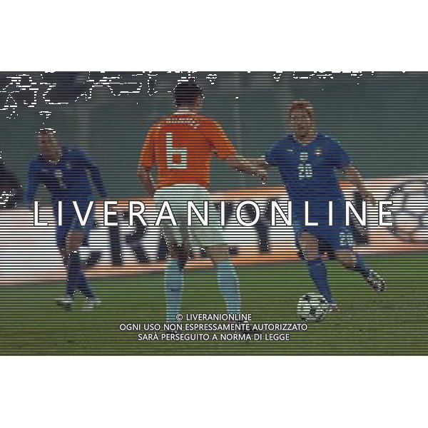 PESCARA 14/11/2009 CALCIO AMICHEVOLE ITALIA OLANDA CALCIO NELLA FOTO DAVIDE BIONDINI PH AG ALDO LIVERANI SAS