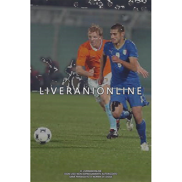 PESCARA 14/11/2009 CALCIO AMICHEVOLE ITALIA OLANDA CALCIO NELLA FOTO ANTONIO CANDREVA PH AG ALDO LIVERANI SAS