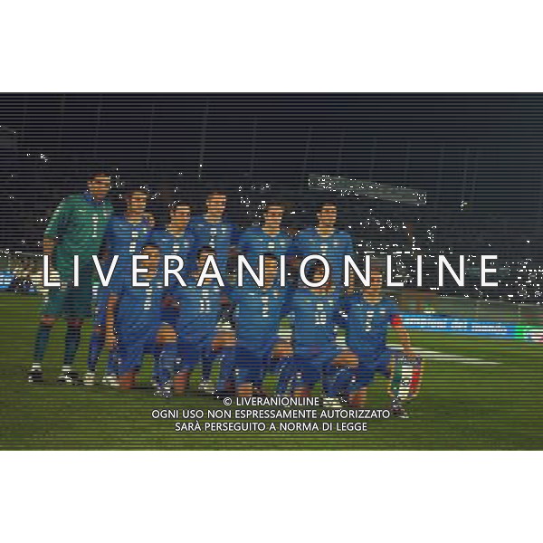 PESCARA 14/11/2009 CALCIO AMICHEVOLE ITALIA OLANDA CALCIO NELLA FOTO FORMAZIONE ITALIA PH AG ALDO LIVERANI SAS