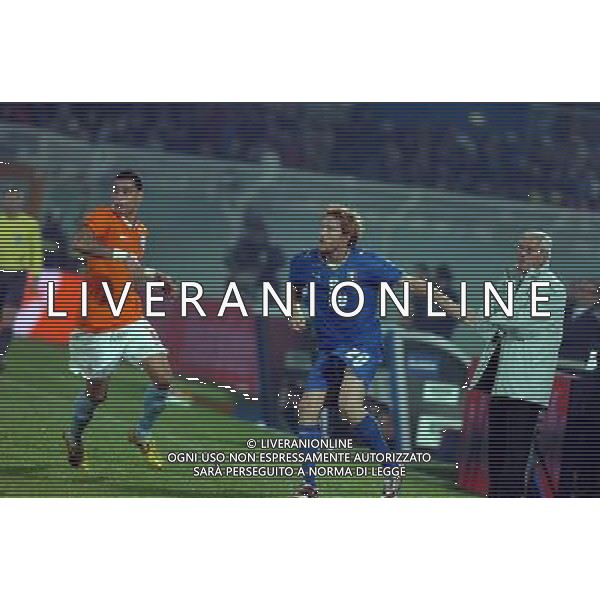 PESCARA 14/11/2009 CALCIO AMICHEVOLE ITALIA OLANDA CALCIO NELLA FOTO DAVIDE BIONDINI PH AG ALDO LIVERANI SAS