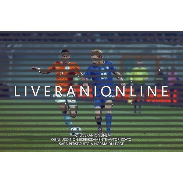 PESCARA 14/11/2009 CALCIO AMICHEVOLE ITALIA OLANDA CALCIO NELLA FOTO DAVIDE BIONDINI PH AG ALDO LIVERANI SAS