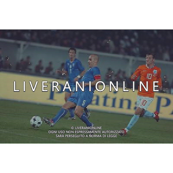 PESCARA 14/11/2009 CALCIO AMICHEVOLE ITALIA OLANDA CALCIO NELLA FOTO FABIO CANNAVARO PH AG ALDO LIVERANI SAS