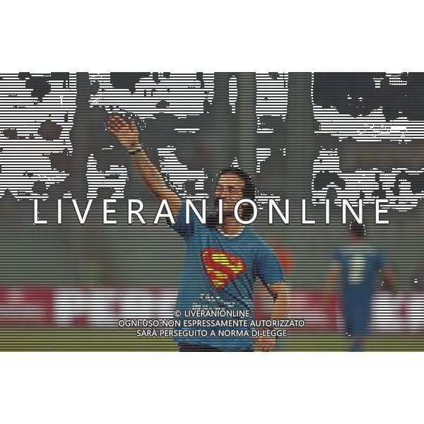 PESCARA 14/11/2009 CALCIO AMICHEVOLE ITALIA OLANDA CALCIO NELLA FOTO TIFOSO CASSANO PH AG ALDO LIVERANI SAS