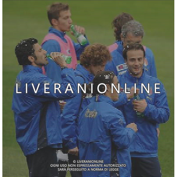 Raduno Nazionale Italiana Cesena (FC) - 17.11.2009 Allenamento Nella Foto:GILARDINO ALBERTO -CAMORANESI MAURO /Ph.Vitez-Ag. Aldo Liverani