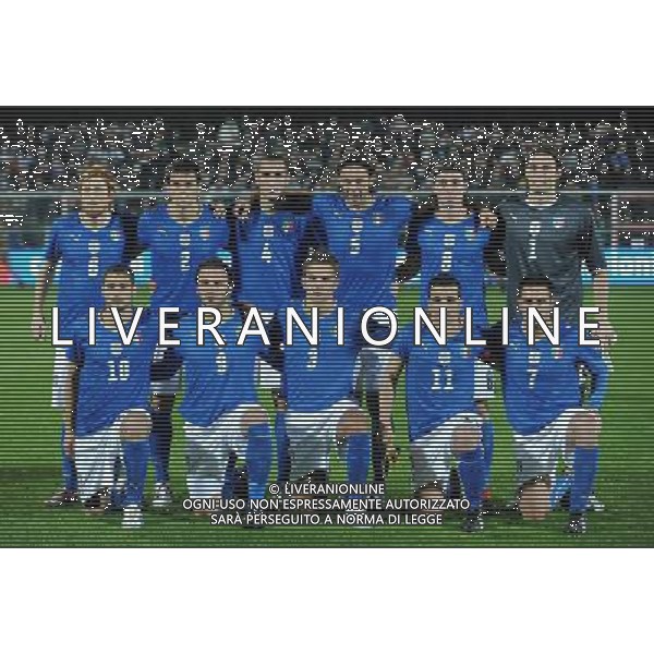 Amichevole Cesena - 18.11.2009 Italia-Svezia Nella Foto:FORMAZIONE-SQUADRA ITALIA /Ph.Vitez-Ag. Aldo Liverani