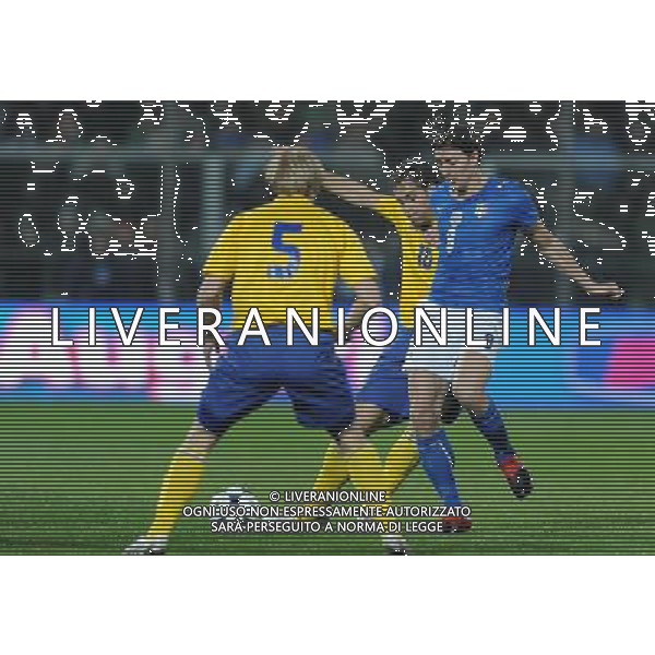 Amichevole Cesena - 18.11.2009 Italia-Svezia Nella Foto: RICCARDO MONTOLIVO-ELMANDER /Ph.Vitez-Ag. Aldo Liverani