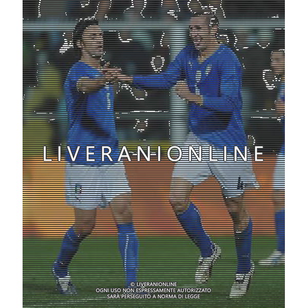 Amichevole Cesena - 18.11.2009 Italia-Svezia Nella Foto: ESULTANZA DOPO IL GOL DI GIORGIO CHIELLINI /Ph.Vitez-Ag. Aldo Liverani