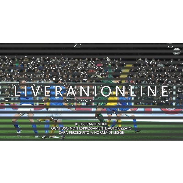 Amichevole Cesena - 18.11.2009 Italia-Svezia Nella Foto:PARATA DI ISAKSSON SU GIORGIO CHIELLINI /Ph.Vitez-Ag. Aldo Liverani