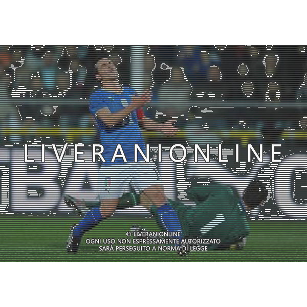 Amichevole Cesena - 18.11.2009 Italia-Svezia Nella Foto: ANTONIO DI NATALE ANTICIPATO DA ISAKSSON /Ph.Vitez-Ag. Aldo Liverani