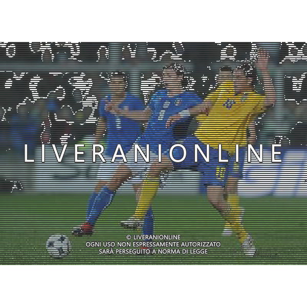 Amichevole Cesena - 18.11.2009 Italia-Svezia Nella Foto: RICCARDO MONTOLIVO-ELMANDER /Ph.Vitez-Ag. Aldo Liverani