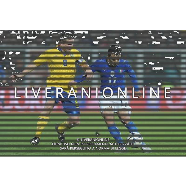 Amichevole Cesena - 18.11.2009 Italia-Svezia Nella Foto: GIUSEPPE ROSSI-SVENSSON /Ph.Vitez-Ag. Aldo Liverani