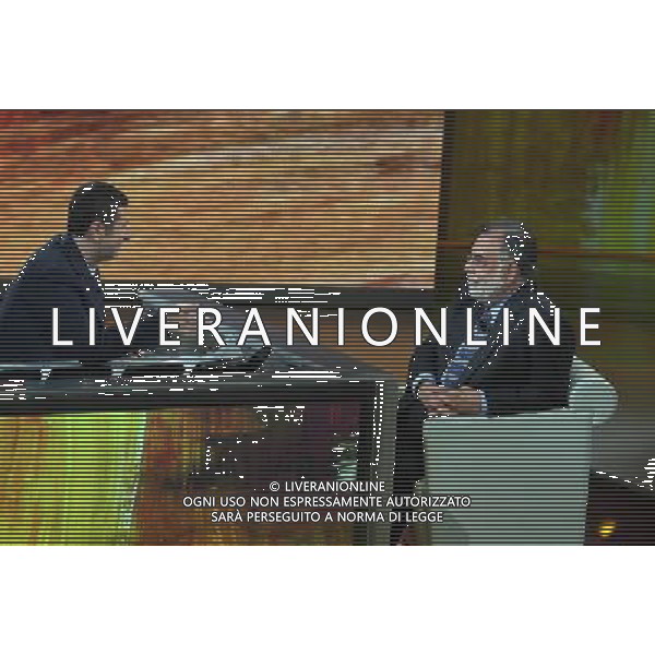 TRASMISSIONE TV: \' CHE TEMPO CHE FA\' NELLA FOTO: FABIO FAZIO - FRANCIS FORD COPPOLA FOTO ANTONIO SORANO - AG. ALDO LIVERANI SAS