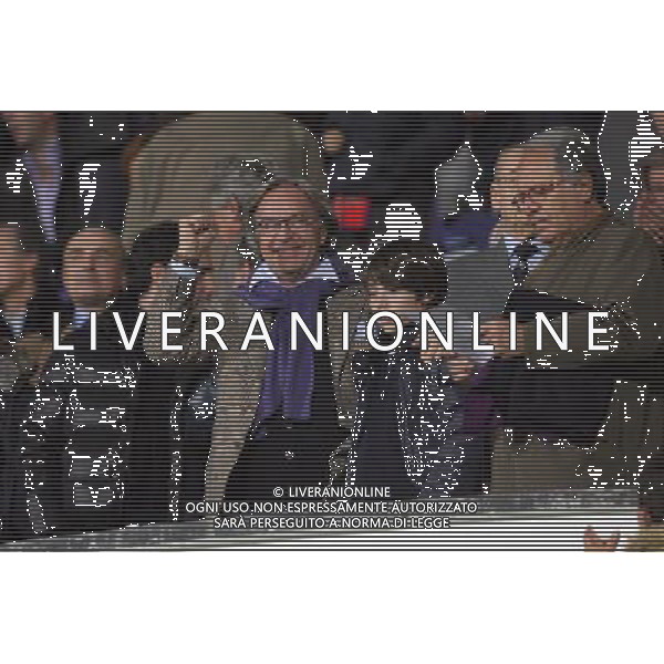 FIORENTINA - OLYMPIQUE LIONE CHAMPIONS LEAGUE 2009/2010 FIRENZE 24/11/2009 NELLA FOTO: DIEGO DELLA VALLE IN TRIBUNA ©AGENZIA ALDO LIVERANI S.A.S.