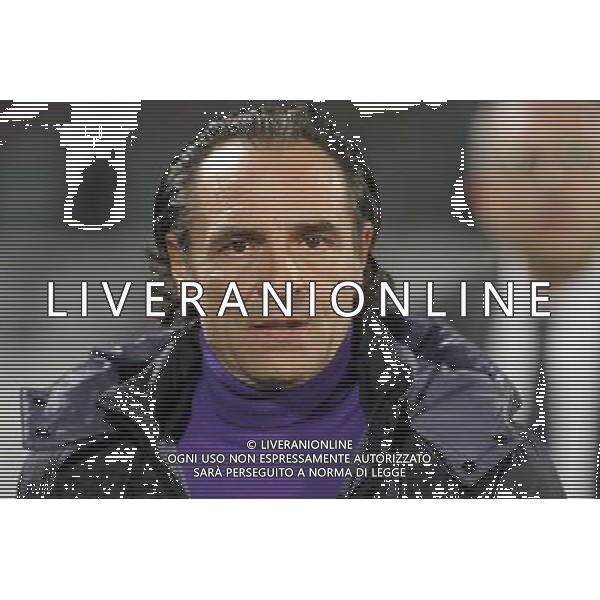 FIORENTINA - OLYMPIQUE LIONE CHAMPIONS LEAGUE 2009/2010 FIRENZE 24/11/2009 NELLA FOTO: CESARE PRANDELLI ALLENATORE DELLA FIORENTINA ©AGENZIA ALDO LIVERANI S.A.S.