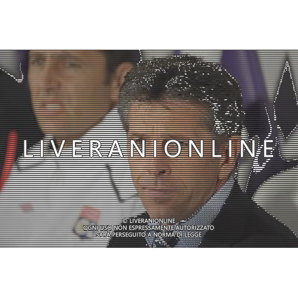 FIORENTINA - OLYMPIQUE LIONE CHAMPIONS LEAGUE 2009/2010 FIRENZE 24/11/2009 NELLA FOTO: CLAUDE PUEL ALLENATORE DEL LIONE ©AGENZIA ALDO LIVERANI S.A.S.