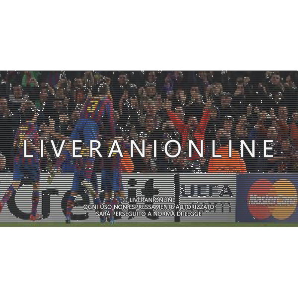 Champions League 2009/2010 Gruppo F MD5 Barcellona - 24.11.2009 FC Barcellona-FC Inter Nella Foto:PEDRO RODRIGUEZ ESULTA /Ph.Vitez-Ag. Aldo Liverani