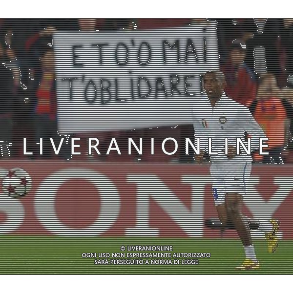 Champions League 2009/2010 Gruppo F MD5 Barcellona - 24.11.2009 FC Barcellona-FC Inter Nella Foto:ETO\'O FESTEGGIATO /Ph.Vitez-Ag. Aldo Liverani