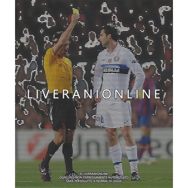 Champions League 2009/2010 Gruppo F MD5 Barcellona - 24.11.2009 FC Barcellona-FC Inter Nella Foto:THIAGO MOTTA AMMONITO /Ph.Vitez-Ag. Aldo Liverani