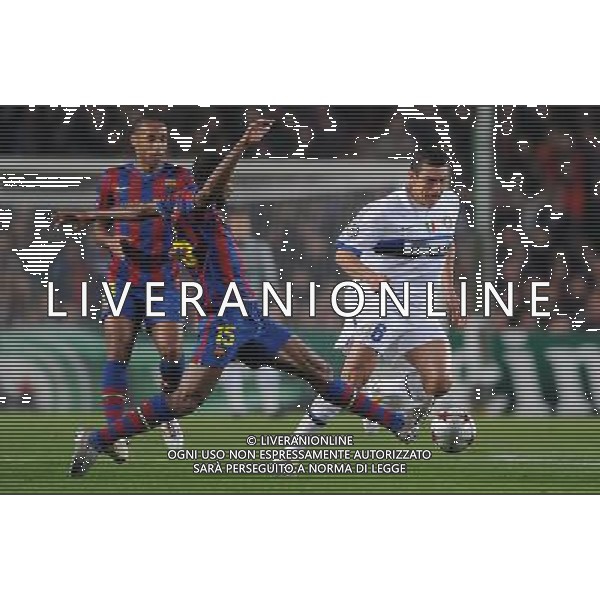 Champions League 2009/2010 Gruppo F MD5 Barcellona - 24.11.2009 FC Barcellona-FC Inter Nella Foto:KEITA-LUCIO /Ph.Vitez-Ag. Aldo Liverani