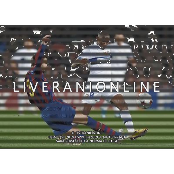 Champions League 2009/2010 Gruppo F MD5 Barcellona - 24.11.2009 FC Barcellona-FC Inter Nella Foto:ETO\'O-PIQUE\' /Ph.Vitez-Ag. Aldo Liverani