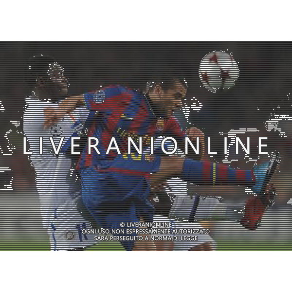 Champions League 2009/2010 Gruppo F MD5 Barcellona - 24.11.2009 FC Barcellona-FC Inter Nella Foto:DANIEL ALVES-MUNTARI /Ph.Vitez-Ag. Aldo Liverani