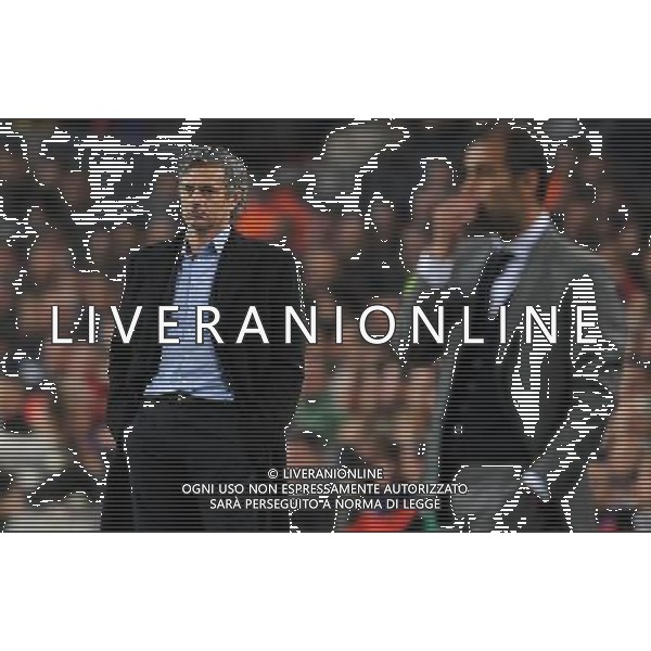 Champions League 2009/2010 Gruppo F MD5 Barcellona - 24.11.2009 FC Barcellona-FC Inter Nella Foto:MOURINHO-GUARDIOLA /Ph.Vitez-Ag. Aldo Liverani