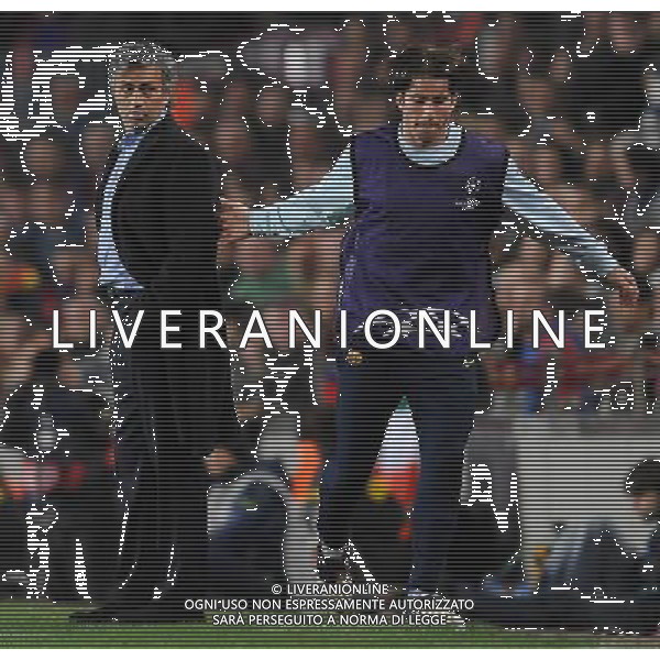 Champions League 2009/2010 Gruppo F MD5 Barcellona - 24.11.2009 FC Barcellona-FC Inter Nella Foto:MAXWELL SALUTA MOURINHO /Ph.Vitez-Ag. Aldo Liverani