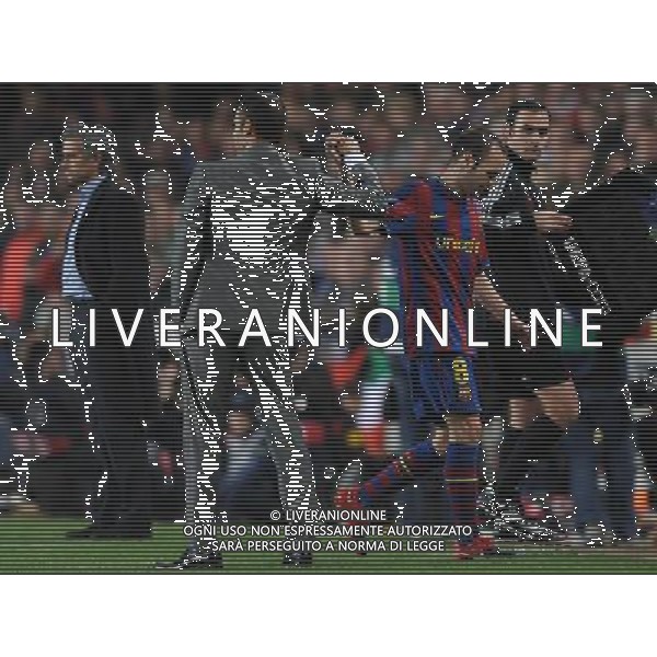 Champions League 2009/2010 Gruppo F MD5 Barcellona - 24.11.2009 FC Barcellona-FC Inter Nella Foto:GUARDIOLA JOSEP-INIESTA ANDRES /Ph.Vitez-Ag. Aldo Liverani