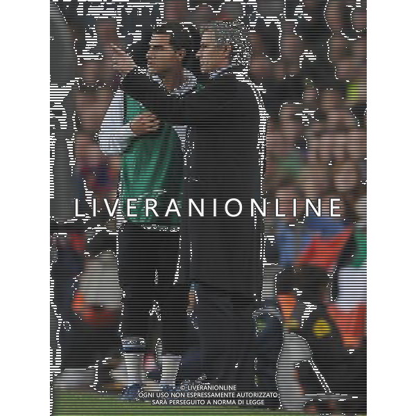 Champions League 2009/2010 Gruppo F MD5 Barcellona - 24.11.2009 FC Barcellona-FC Inter Nella Foto:MOURINHO JOSE\'-QUARESMA RICARDO /Ph.Vitez-Ag. Aldo Liverani