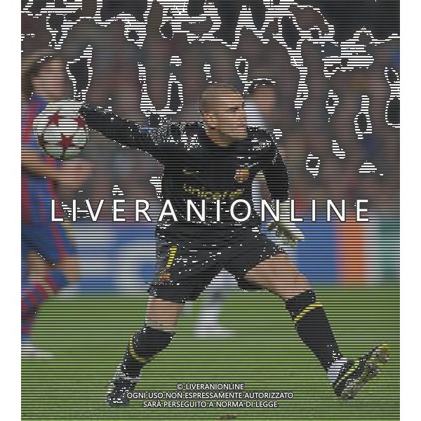 Champions League 2009/2010 Gruppo F MD5 Barcellona - 24.11.2009 FC Barcellona-FC Inter Nella Foto:VALDES VICTOR /Ph.Vitez-Ag. Aldo Liverani