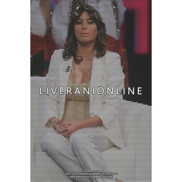 ELISABETTA GREGORACI ( incinta) OSPITE AL \' CHIAMBRETTI NIGHT\' FOTO ANTONIO SORANO - AG. ALDO LIVERANI SAS