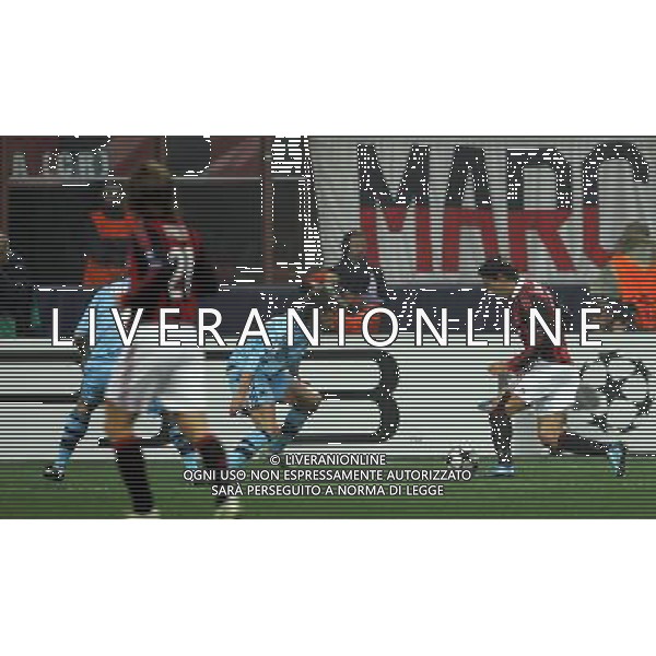 AC Milan-Olympique Marsiglia Champions League 2009/2010 Gruppo C MD5 Milano - 25.11.2009 Nella Foto: il gol di marco borriello del 1-0 ©Luzzani/Ag. Aldo Liverani Sas