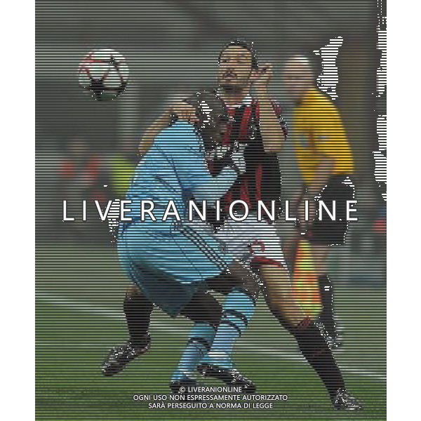 Champions League 2009/2010 Gruppo C MD5 Milano - 25.11.2009 AC Milan-Olympique Marsiglia Nella Foto: GIANLUCA ZAMBROTTA-DIAWARA /Ph.Vitez-Ag. Aldo Liverani