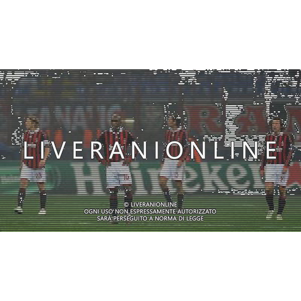 Champions League 2009/2010 Gruppo C MD5 Milano - 25.11.2009 AC Milan-Olympique Marsiglia Nella Foto: DELUSIONE MILAN DOPO IL GOL DEL PAREGGIO DI LUCHO /Ph.Vitez-Ag. Aldo Liverani