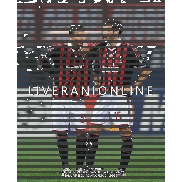 AC Milan - Olympique Marsiglia Champions League 2009/2010 Gruppo C MD5 Milano - 25.11.2009 Nella Foto: gianluca ZAMBROTTA-THIAGO SILVA /Ph.Vitez-Ag. Aldo Liverani